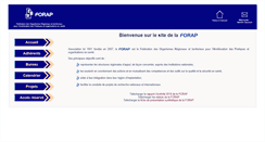 Desktop Screenshot of forap.fr